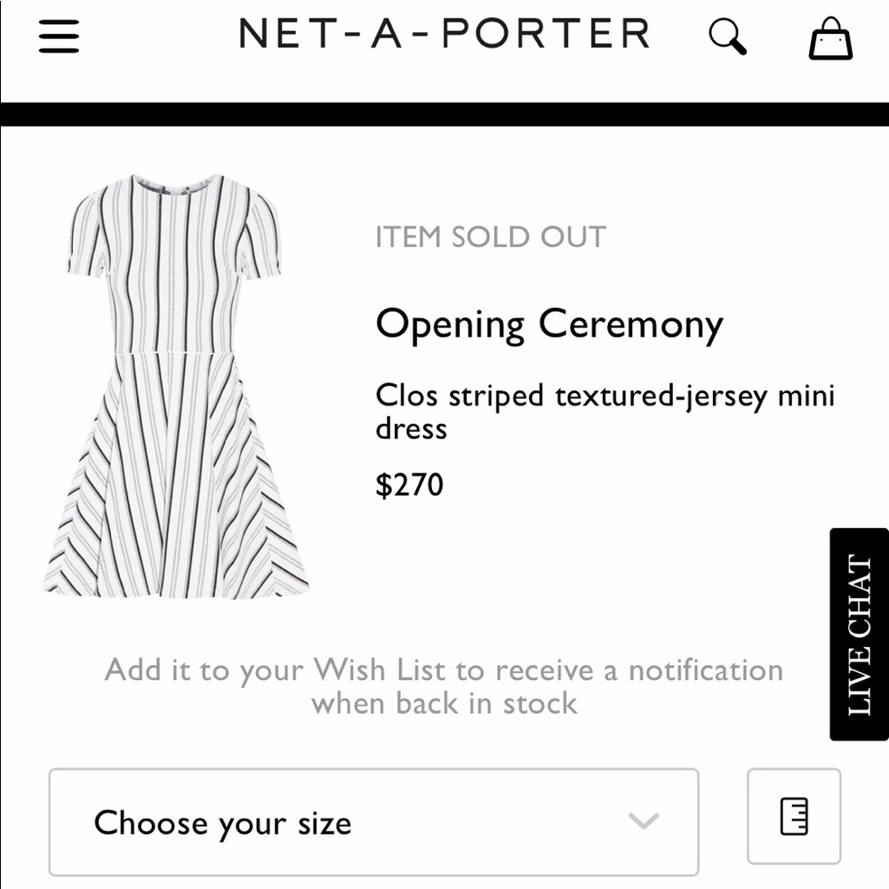 NEW! Opening Ceremony Mini Dress